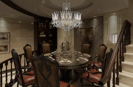 Křišťálový lustr do jídelny LLCH12Crystal-DT Křišťálový lustr do jídelny LLCH12Crystal-DT