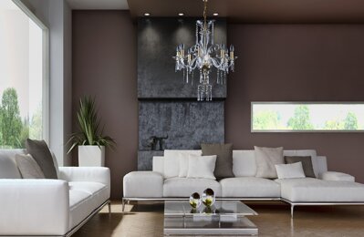 Modern chandelier for the living room in scandinavian style AL143
