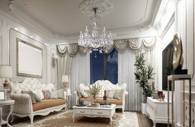 Luxusný krištáľový luster do obývačky v zámockom štýle EL67212+319LPN