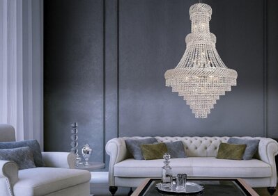 Lámpara de cristal grande para el salón en estilo glamour TX608001018