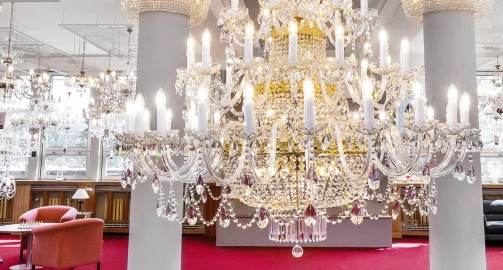 Objevte krásu křišťálu ve 3 našich showroomech