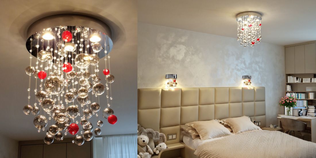 Modern lighting fixture for children's room