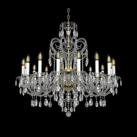 Lustr křišťálový luxusní EL1381601PB Lustr křišťálový luxusní EL1381601PB