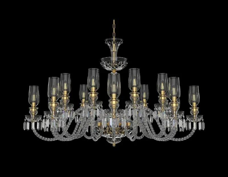 Křišťálový luxusní lustr EL6789+903AB3T Křišťálový luxusní lustr EL6789+903AB3T