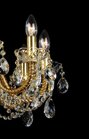 Golden crystal chandelier LLCH10-COATED-CRYSTAL-D -detail 